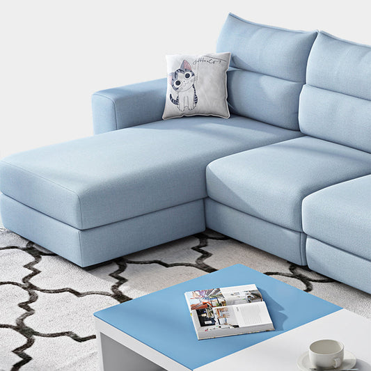 106.3"L x 57.09"W x 27.6"H 4-Seat Cushion Back Sectionals with Slipcover Clearhalo 'furn' 'furn_sectionals' 'Furniture' 'furniture_sectionals' 'kitchen' 'kitchen_sectionals' 'Living Room Furniture' 'Sectionals' 4821970