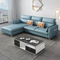 79.92"D x 56.3"W x 33.46"H 3-Seat Cushion Back Tufted Sectional with Storage Sky Blue Clearhalo 'furn' 'furn_sectionals' 'Furniture' 'furniture_sectionals' 'kitchen' 'kitchen_sectionals' 'Living Room Furniture' 'Sectionals' 4822013