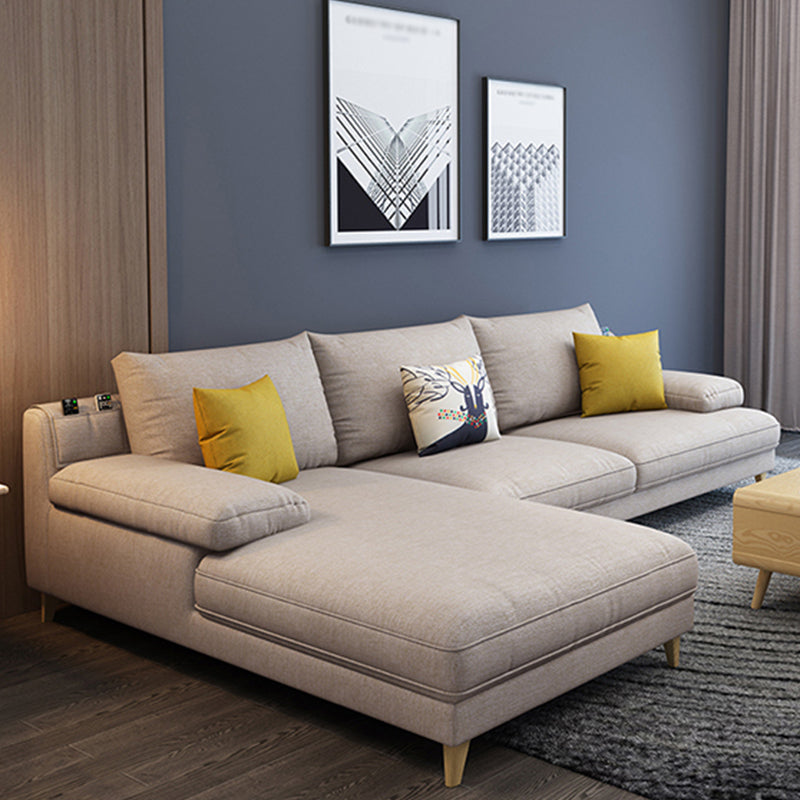 34.6"High Pillow Top Arm Sectional Contemporary Cushion Back for Living Room 102"L x 71"W x 35"H Faux Leather Clearhalo 'furn' 'furn_sectionals' 'Furniture' 'furniture_sectionals' 'kitchen' 'kitchen_sectionals' 'Living Room Furniture' 'Sectionals' 4822019