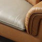 141.73" L x 70.86" W x 35.43" H Faux Leather Pillow Top Arm Sectional for Living Room Clearhalo 'furn' 'furn_sectionals' 'Furniture' 'furniture_sectionals' 'kitchen' 'kitchen_sectionals' 'Living Room Furniture' 'Sectionals' 4822047