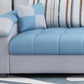 Slipcovered Tufted Pillowed Back Cushions Sectional Sofa with Storage Clearhalo 'furn' 'furn_sectionals' 'Furniture' 'furniture_sectionals' 'kitchen' 'kitchen_sectionals' 'Living Room Furniture' 'Sectionals' 4822111