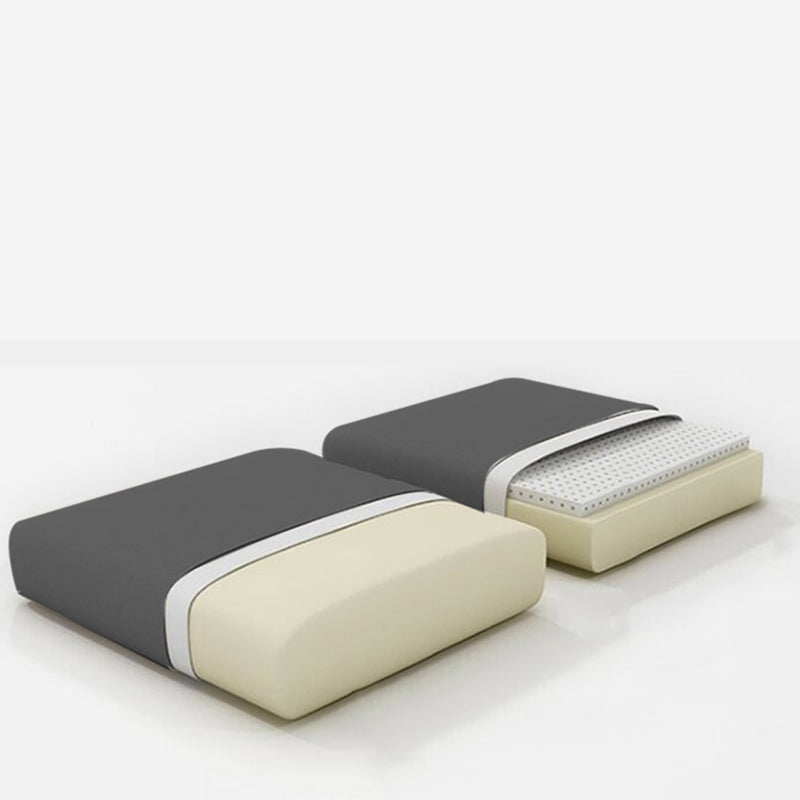 Faux Leather Contemporary Beige Sofa/Sectional for Living Room Clearhalo 'furn' 'furn_sectionals' 'Furniture' 'furniture_sectionals' 'kitchen' 'kitchen_sectionals' 'Living Room Furniture' 'Sectionals' 4822437