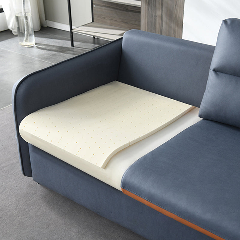 Faux Leather 4-Seater Sectional with Storage for Living Room Clearhalo 'furn' 'furn_sectionals' 'Furniture' 'furniture_sectionals' 'kitchen' 'kitchen_sectionals' 'Living Room Furniture' 'Sectionals' 4822528