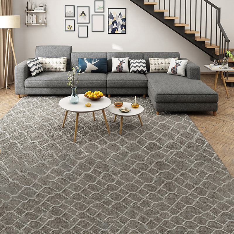 Faux Leather Contemporary Modular Sectional for Four People with Storage Dark Gray Latex Clearhalo 'furn' 'furn_sectionals' 'Furniture' 'furniture_sectionals' 'kitchen' 'kitchen_sectionals' 'Living Room Furniture' 'Sectionals' 4822606