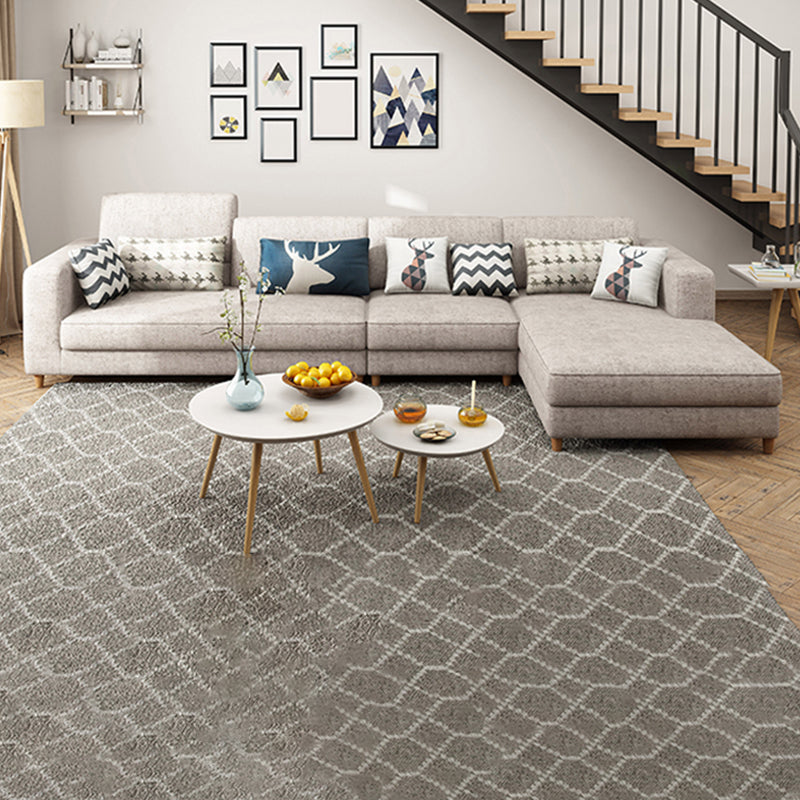 Faux Leather Contemporary Modular Sectional for Four People with Storage Silver Gray Latex Clearhalo 'furn' 'furn_sectionals' 'Furniture' 'furniture_sectionals' 'kitchen' 'kitchen_sectionals' 'Living Room Furniture' 'Sectionals' 4822608