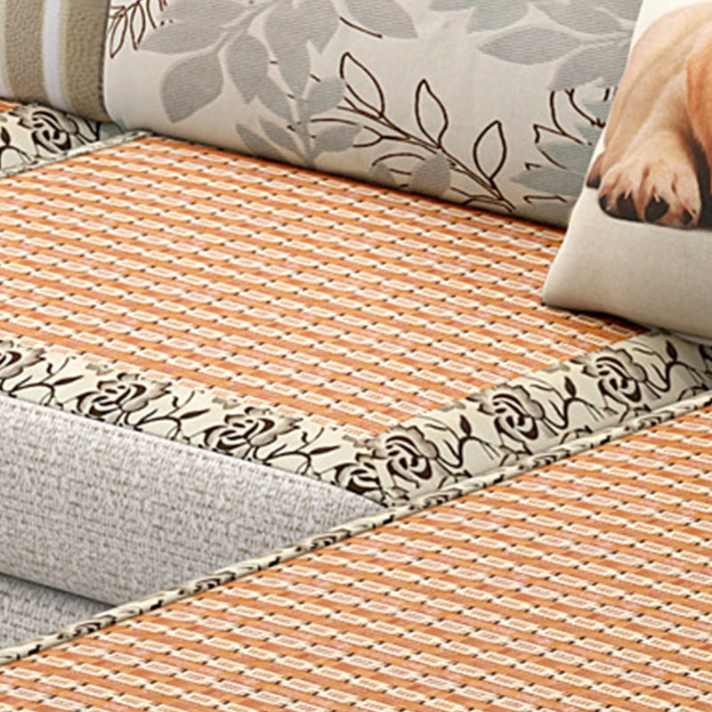 120.08"L x 70.87"W x 37.4"H Farmhouse Fabric Cushion Back Sectionals with Pillows Clearhalo 'furn' 'furn_sectionals' 'Furniture' 'furniture_sectionals' 'kitchen' 'kitchen_sectionals' 'Living Room Furniture' 'Sectionals' 4822672