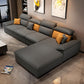 Pillow Top Arms Stain-Resistant Soft Modular Sectionals with Reversible Chaise Dark Gray Right Clearhalo 'furn' 'furn_sectionals' 'Furniture' 'furniture_sectionals' 'kitchen' 'kitchen_sectionals' 'Living Room Furniture' 'Sectionals' 4822797