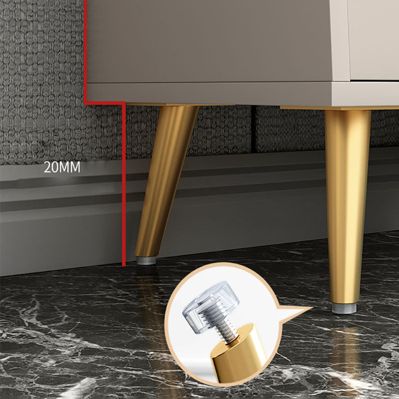 Glam Vertical Standard Bookcase Manufactured Wood Bookcase with Door and Drawers Clearhalo 'Bookcases' 'furn' 'furn_bookcases' 'Furniture' 'furniture_bookcases' 'kitchen' 'kitchen_bookcases' 'Living Room Furniture' 'Office Furniture' 4822892