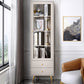 Glam Vertical Standard Bookcase Manufactured Wood Bookcase with Door and Drawers Clearhalo 'Bookcases' 'furn' 'furn_bookcases' 'Furniture' 'furniture_bookcases' 'kitchen' 'kitchen_bookcases' 'Living Room Furniture' 'Office Furniture' 4822897