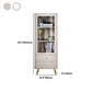 Glam Vertical Standard Bookcase Manufactured Wood Bookcase with Door and Drawers Clearhalo 'Bookcases' 'furn' 'furn_bookcases' 'Furniture' 'furniture_bookcases' 'kitchen' 'kitchen_bookcases' 'Living Room Furniture' 'Office Furniture' 4822900