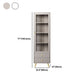 Glam Vertical Standard Bookcase Manufactured Wood Bookcase with Door and Drawers Clearhalo 'Bookcases' 'furn' 'furn_bookcases' 'Furniture' 'furniture_bookcases' 'kitchen' 'kitchen_bookcases' 'Living Room Furniture' 'Office Furniture' 4822901