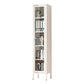 13.78"W Bookcase Scandinavian Style Shelf Bookcase for Home and Office with Door 14"L x 12"W x 71"H White Clearhalo 'Bookcases' 'furn' 'furn_bookcases' 'Furniture' 'furniture_bookcases' 'kitchen' 'kitchen_bookcases' 'Living Room Furniture' 'Office Furniture' 4822929