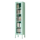 13.78"W Bookcase Scandinavian Style Shelf Bookcase for Home and Office with Door 15.7"L x 13.8"W x 66.9"H Blue Clearhalo 'Bookcases' 'furn' 'furn_bookcases' 'Furniture' 'furniture_bookcases' 'kitchen' 'kitchen_bookcases' 'Living Room Furniture' 'Office Furniture' 4822937