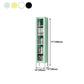 13.78"W Bookcase Scandinavian Style Shelf Bookcase for Home and Office with Door Clearhalo 'Bookcases' 'furn' 'furn_bookcases' 'Furniture' 'furniture_bookcases' 'kitchen' 'kitchen_bookcases' 'Living Room Furniture' 'Office Furniture' 4822941