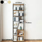 9.84"W 78.74"H Bookcase Industrial Style Open Back Bookcase for Study Room Home Office Clearhalo 'Bookcases' 'furn' 'furn_bookcases' 'Furniture' 'furniture_bookcases' 'kitchen' 'kitchen_bookcases' 'Living Room Furniture' 'Office Furniture' 4822961