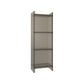 Closed Back Acrylic Standard Bookshelf Vertical Glam Bookshelf for Living Room 15.7"L x 9.8"W x 46.5"H Smoke Gray Clearhalo 'Bookcases' 'furn' 'furn_bookcases' 'Furniture' 'furniture_bookcases' 'kitchen' 'kitchen_bookcases' 'Living Room Furniture' 'Office Furniture' 4822973