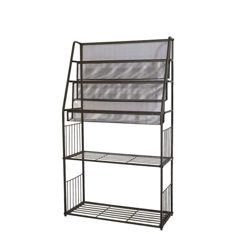 Industrial Metal Ladder Bookshelf Iron Vertical Bookshelf for Home Clearhalo 'Bookcases' 'furn' 'furn_bookcases' 'Furniture' 'furniture_bookcases' 'kitchen' 'kitchen_bookcases' 'Living Room Furniture' 'Office Furniture' 4823002