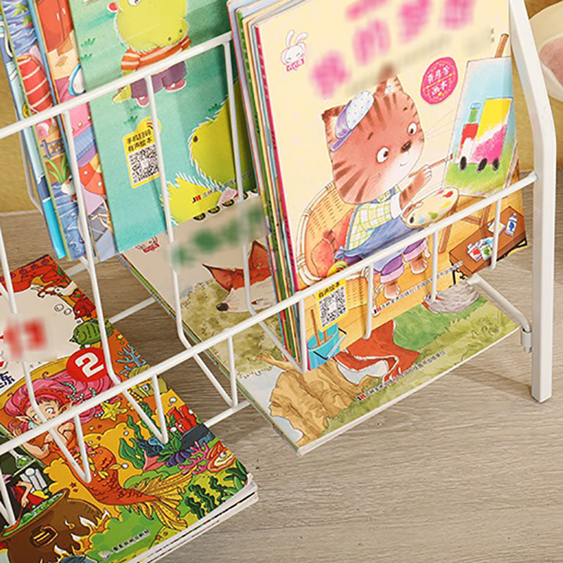 Industrial Metal Ladder Bookshelf Iron Vertical Bookshelf for Home Clearhalo 'Bookcases' 'furn' 'furn_bookcases' 'Furniture' 'furniture_bookcases' 'kitchen' 'kitchen_bookcases' 'Living Room Furniture' 'Office Furniture' 4823005