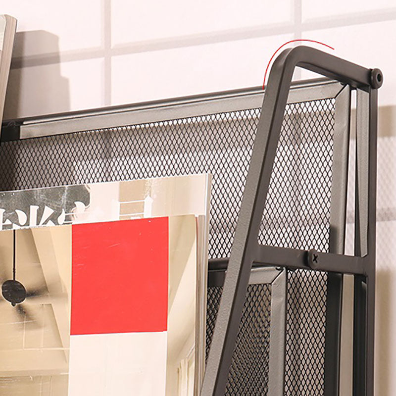 Industrial Metal Ladder Bookshelf Iron Vertical Bookshelf for Home Clearhalo 'Bookcases' 'furn' 'furn_bookcases' 'Furniture' 'furniture_bookcases' 'kitchen' 'kitchen_bookcases' 'Living Room Furniture' 'Office Furniture' 4823011