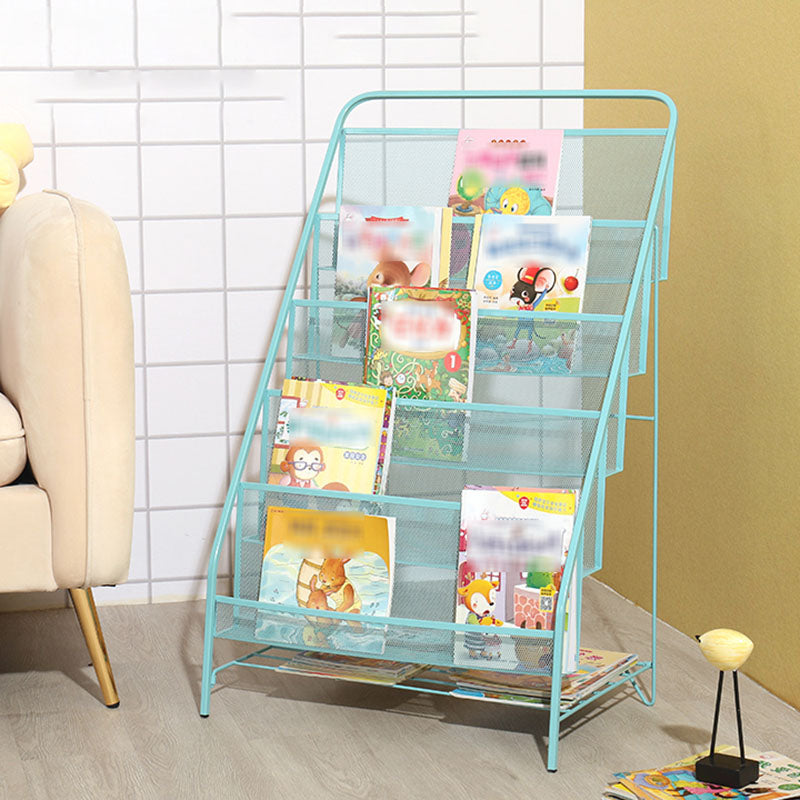 Industrial Metal Ladder Bookshelf Iron Vertical Bookshelf for Home Clearhalo 'Bookcases' 'furn' 'furn_bookcases' 'Furniture' 'furniture_bookcases' 'kitchen' 'kitchen_bookcases' 'Living Room Furniture' 'Office Furniture' 4823015
