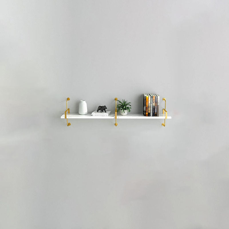 9.84"W Bookshelf Glam Style Wall Mounted Bookcase for Home Office Study Room Clearhalo 'Bookcases' 'furn' 'furn_bookcases' 'Furniture' 'furniture_bookcases' 'kitchen' 'kitchen_bookcases' 'Living Room Furniture' 'Office Furniture' 4823021