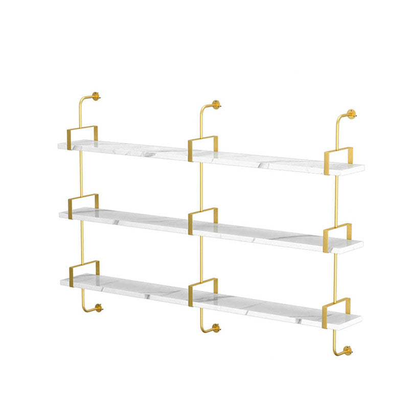 9.84"W Bookshelf Glam Style Wall Mounted Bookcase for Home Office Study Room Clearhalo 'Bookcases' 'furn' 'furn_bookcases' 'Furniture' 'furniture_bookcases' 'kitchen' 'kitchen_bookcases' 'Living Room Furniture' 'Office Furniture' 4823028