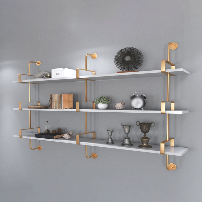 7.87"W Bookshelf Glam Style Wall Mounted Solid Wood Bookcase for Office Study Room Clearhalo 'Bookcases' 'furn' 'furn_bookcases' 'Furniture' 'furniture_bookcases' 'kitchen' 'kitchen_bookcases' 'Living Room Furniture' 'Office Furniture' 4823092