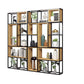 9.84"W Bookcase Industrial Style Open Back Bookcase for Home Study Room Office 78.7"L x 9.8"W x 78.7"H Clearhalo 'Bookcases' 'furn' 'furn_bookcases' 'Furniture' 'furniture_bookcases' 'kitchen' 'kitchen_bookcases' 'Living Room Furniture' 'Office Furniture' 4823118
