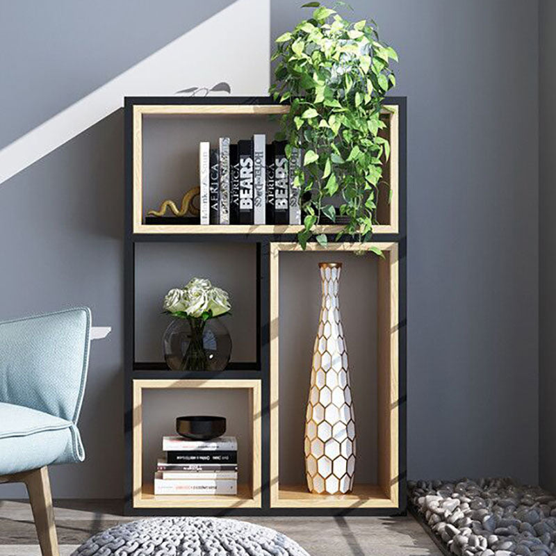 9.84"W Bookcase Industrial Style Open Back Bookcase for Home Study Room Office Clearhalo 'Bookcases' 'furn' 'furn_bookcases' 'Furniture' 'furniture_bookcases' 'kitchen' 'kitchen_bookcases' 'Living Room Furniture' 'Office Furniture' 4823128