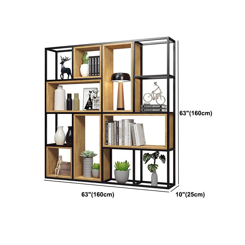 9.84"W Bookcase Industrial Style Open Back Bookcase for Home Study Room Office Clearhalo 'Bookcases' 'furn' 'furn_bookcases' 'Furniture' 'furniture_bookcases' 'kitchen' 'kitchen_bookcases' 'Living Room Furniture' 'Office Furniture' 4823137