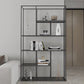 Industrial Metal Open Etagere Bookshelf Vertical Bookshelf for Office Clearhalo 'Bookcases' 'furn' 'furn_bookcases' 'Furniture' 'furniture_bookcases' 'kitchen' 'kitchen_bookcases' 'Living Room Furniture' 'Office Furniture' 4823146