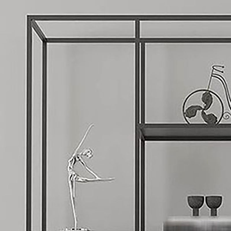 Industrial Metal Open Etagere Bookshelf Vertical Bookshelf for Office Clearhalo 'Bookcases' 'furn' 'furn_bookcases' 'Furniture' 'furniture_bookcases' 'kitchen' 'kitchen_bookcases' 'Living Room Furniture' 'Office Furniture' 4823149