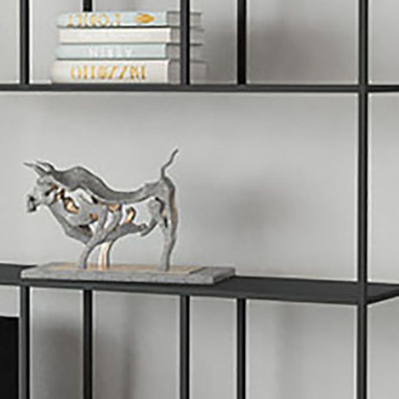 Industrial Metal Open Etagere Bookshelf Vertical Bookshelf for Office Clearhalo 'Bookcases' 'furn' 'furn_bookcases' 'Furniture' 'furniture_bookcases' 'kitchen' 'kitchen_bookcases' 'Living Room Furniture' 'Office Furniture' 4823151
