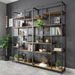 11.81"W Bookcase Industrial Style Open Back Bookcase for Study Room Clearhalo 'Bookcases' 'furn' 'furn_bookcases' 'Furniture' 'furniture_bookcases' 'kitchen' 'kitchen_bookcases' 'Living Room Furniture' 'Office Furniture' 4823166