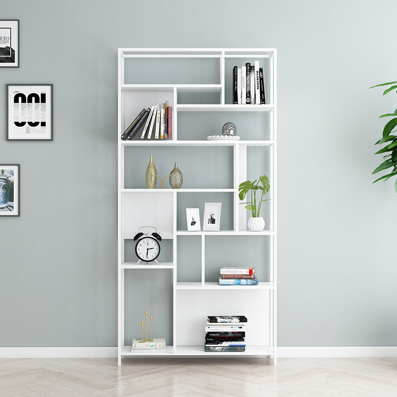 11.81"W Bookcase Industrial Style Open Back Bookcase for Study Room Clearhalo 'Bookcases' 'furn' 'furn_bookcases' 'Furniture' 'furniture_bookcases' 'kitchen' 'kitchen_bookcases' 'Living Room Furniture' 'Office Furniture' 4823172