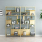 11.81"W Bookcase Industrial Style Open Back Bookcase for Study Room Clearhalo 'Bookcases' 'furn' 'furn_bookcases' 'Furniture' 'furniture_bookcases' 'kitchen' 'kitchen_bookcases' 'Living Room Furniture' 'Office Furniture' 4823173