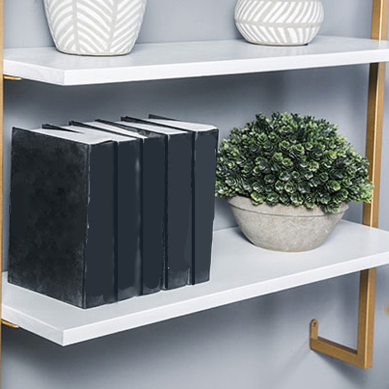 Industrial Wall Mounted Bookshelf Iron Frame Solid Wood Shelf Bookshelf Clearhalo 'Bookcases' 'furn' 'furn_bookcases' 'Furniture' 'furniture_bookcases' 'kitchen' 'kitchen_bookcases' 'Living Room Furniture' 'Office Furniture' 4823215