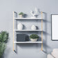 Industrial Wall Mounted Bookshelf Iron Frame Solid Wood Shelf Bookshelf Clearhalo 'Bookcases' 'furn' 'furn_bookcases' 'Furniture' 'furniture_bookcases' 'kitchen' 'kitchen_bookcases' 'Living Room Furniture' 'Office Furniture' 4823225