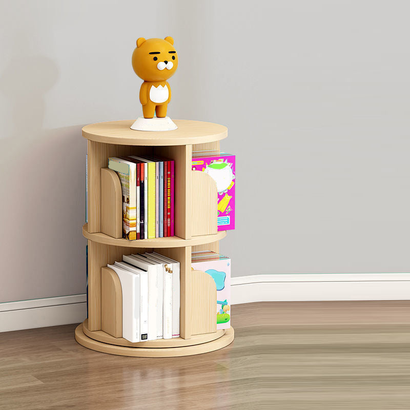 Scandinavian Style Bookshelf Closed Back Solid Wood Bookcase for Home Office Study Room 19.9"L x 19.9"W x 26.3"H Clearhalo 'Bookcases' 'furn' 'furn_bookcases' 'Furniture' 'furniture_bookcases' 'kitchen' 'kitchen_bookcases' 'Living Room Furniture' 'Office Furniture' 4823250