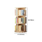 Scandinavian Style Bookshelf Closed Back Solid Wood Bookcase for Home Office Study Room Clearhalo 'Bookcases' 'furn' 'furn_bookcases' 'Furniture' 'furniture_bookcases' 'kitchen' 'kitchen_bookcases' 'Living Room Furniture' 'Office Furniture' 4823267