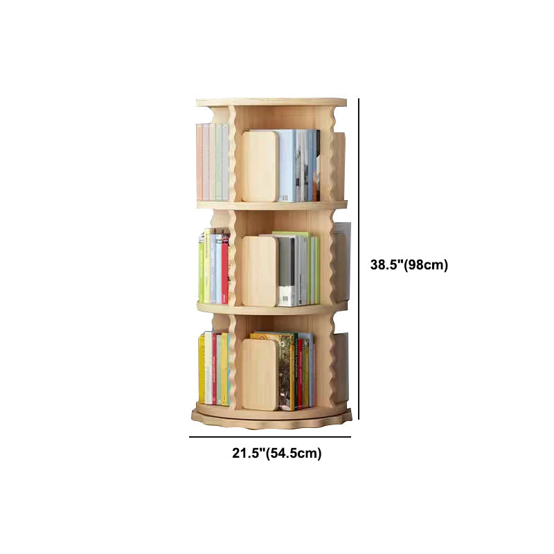 Scandinavian Style Bookshelf Closed Back Solid Wood Bookcase for Home Office Study Room Clearhalo 'Bookcases' 'furn' 'furn_bookcases' 'Furniture' 'furniture_bookcases' 'kitchen' 'kitchen_bookcases' 'Living Room Furniture' 'Office Furniture' 4823267