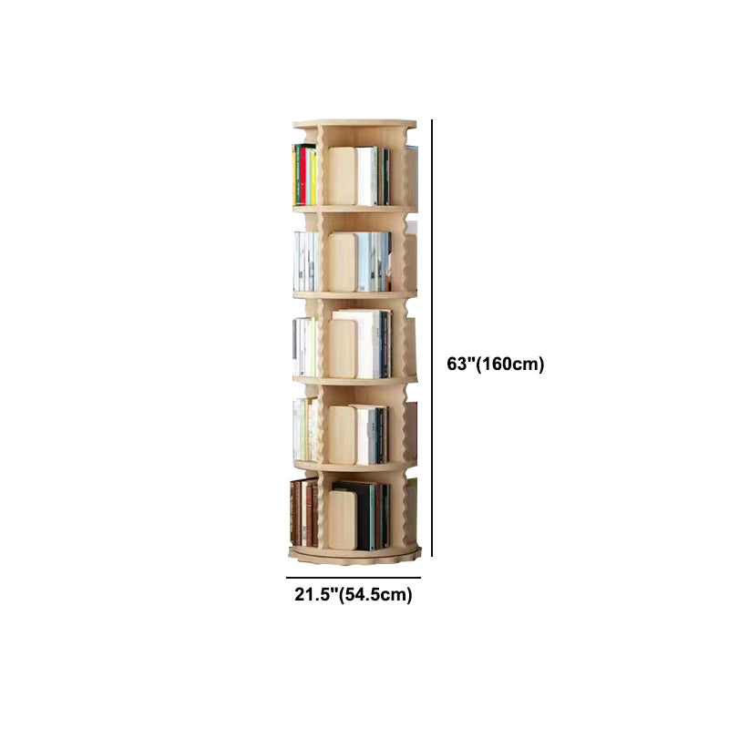 Scandinavian Style Bookshelf Closed Back Solid Wood Bookcase for Home Office Study Room Clearhalo 'Bookcases' 'furn' 'furn_bookcases' 'Furniture' 'furniture_bookcases' 'kitchen' 'kitchen_bookcases' 'Living Room Furniture' 'Office Furniture' 4823269