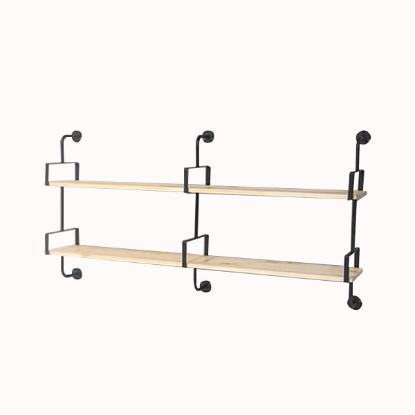 9.84"W Bookshelf Industrial Style Wall Mounted Solid Wood Bookcase for Home Office Clearhalo 'Bookcases' 'furn' 'furn_bookcases' 'Furniture' 'furniture_bookcases' 'kitchen' 'kitchen_bookcases' 'Living Room Furniture' 'Office Furniture' 4823278