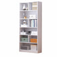 Scandinavian Style Bookshelf Engineered Wood Bookcase for Home Office Study Room White 23.6"L x 9.4"W x 70.1"H Clearhalo 'Bookcases' 'Furniture' 'furniture_bookcases' 'kitchen' 'kitchen_bookcases' 'Living Room Furniture' 'Office Furniture' 4823296