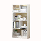 Scandinavian Style Bookshelf Engineered Wood Bookcase for Home Office Study Room White 20.1"L x 6.7"W x 47.2"H Clearhalo 'Bookcases' 'Furniture' 'furniture_bookcases' 'kitchen' 'kitchen_bookcases' 'Living Room Furniture' 'Office Furniture' 4823320