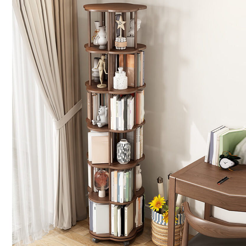 Scandinavian Style Bookshelf Open Back Bookcase for Home and Office Study Room Clearhalo 'Bookcases' 'furn' 'furn_bookcases' 'Furniture' 'furniture_bookcases' 'kitchen' 'kitchen_bookcases' 'Living Room Furniture' 'Office Furniture' 4823333