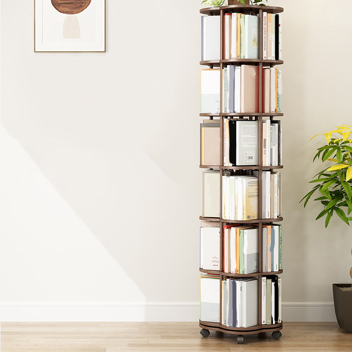 Scandinavian Style Bookshelf Open Back Bookcase for Home and Office Study Room Clearhalo 'Bookcases' 'furn' 'furn_bookcases' 'Furniture' 'furniture_bookcases' 'kitchen' 'kitchen_bookcases' 'Living Room Furniture' 'Office Furniture' 4823335