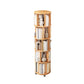 Scandinavian Style Bookshelf Open Back Bookcase for Home and Office Study Room 15.7"L x 15.7"W x 61.8"H Natural Clearhalo 'Bookcases' 'furn' 'furn_bookcases' 'Furniture' 'furniture_bookcases' 'kitchen' 'kitchen_bookcases' 'Living Room Furniture' 'Office Furniture' 4823341