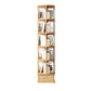Scandinavian Style Bookshelf Open Back Bookcase for Home and Office Study Room 16.9"L x 16.9"W x 69.7"H Natural Clearhalo 'Bookcases' 'furn' 'furn_bookcases' 'Furniture' 'furniture_bookcases' 'kitchen' 'kitchen_bookcases' 'Living Room Furniture' 'Office Furniture' 4823350