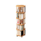 Scandinavian Style Bookshelf Open Back Bookcase for Home and Office Study Room 18.9"L x 18.9"W x 61.8"H Natural Clearhalo 'Bookcases' 'furn' 'furn_bookcases' 'Furniture' 'furniture_bookcases' 'kitchen' 'kitchen_bookcases' 'Living Room Furniture' 'Office Furniture' 4823354